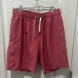 Fair Harbor Pink Drawstring Lined Shorts/ Swim Trunks
